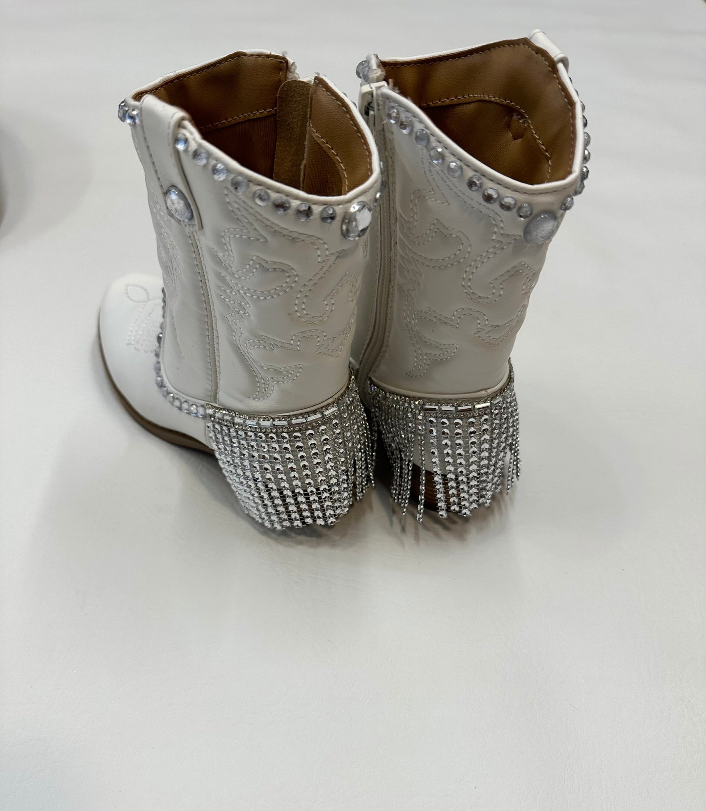 Sparkling Rhinestone Fringe Cowgirl Boots and Hat for Kids Sold Separately | Western Glam | Wholesome Goods Co