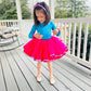 Cherished Moments Shirt and Tutu Set with Included Rhinestones - Perfect for Birthdays, Father-Daughter Dances, Pageants, and Elegant Events