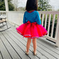 Cherished Moments Shirt and Tutu Set with Included Rhinestones - Perfect for Birthdays, Father-Daughter Dances, Pageants, and Elegant Events