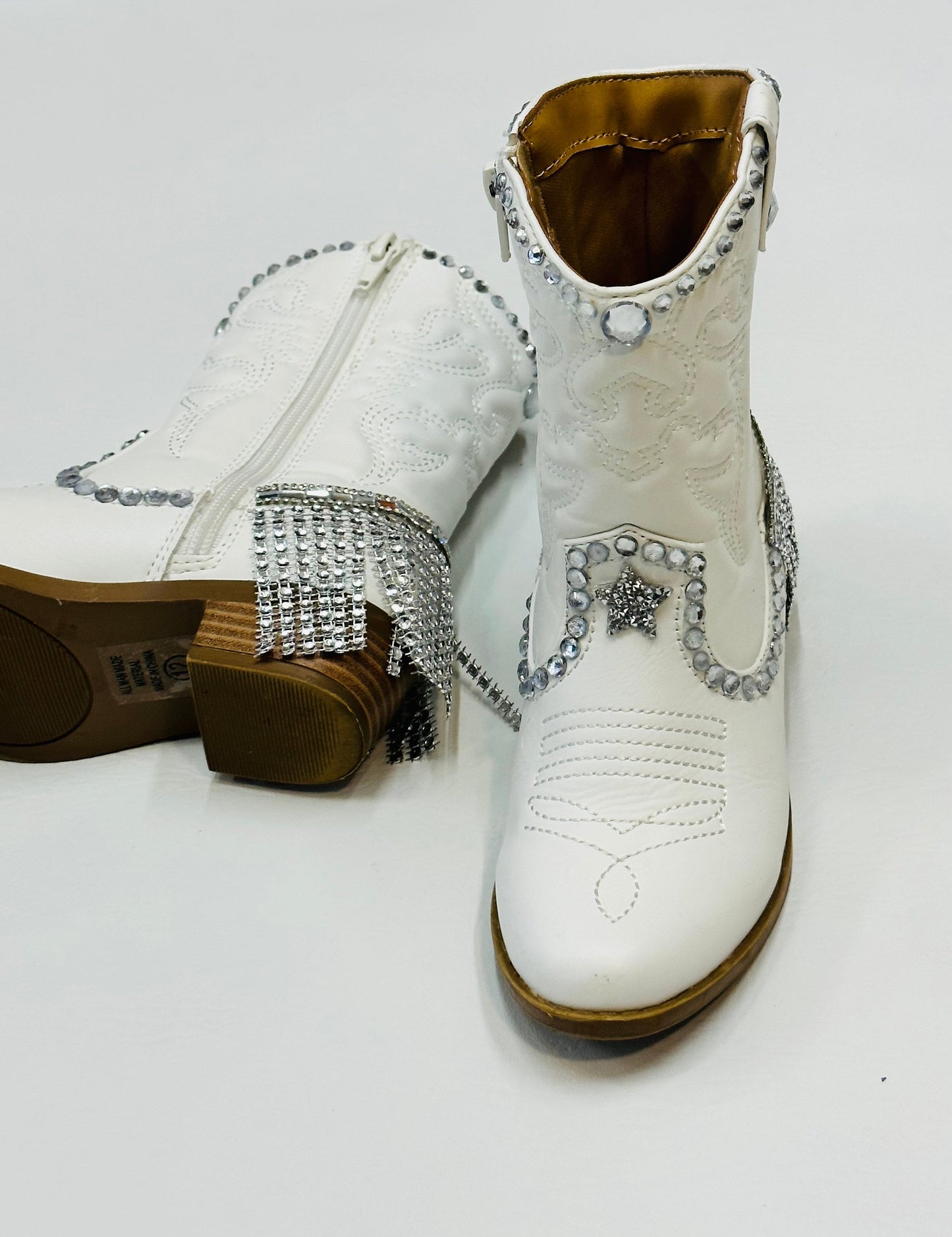 Sparkling Rhinestone Fringe Cowgirl Boots and Hat for Kids Sold Separately | Western Glam | Wholesome Goods Co