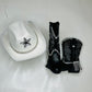 Sparkling Rhinestone Fringe Cowgirl Boots and Hat for Kids Sold Separately | Western Glam | Wholesome Goods Co
