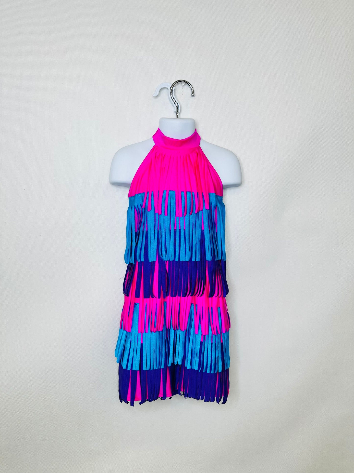 Boho Chic One Halter Fringe Romper for Free-Spirited Kids - Available in Multiple Colors and Sleeve Styles. Wholesome Goods Co