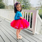 Cherished Moments Shirt and Tutu Set with Included Rhinestones - Perfect for Birthdays, Father-Daughter Dances, Pageants, and Elegant Events