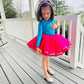 Cherished Moments Shirt and Tutu Set with Included Rhinestones - Perfect for Birthdays, Father-Daughter Dances, Pageants, and Elegant Events