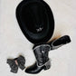 Sparkling Rhinestone Fringe Cowgirl Boots and Hat for Kids Sold Separately | Western Glam | Wholesome Goods Co