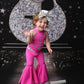 Smarty Pants Retro Glam Jumpsuit"-Versatile '70s Chic in Custom Colors & Various Sizes Flare Bell Jumpsuit|Girl birthday outfits|Dancewear