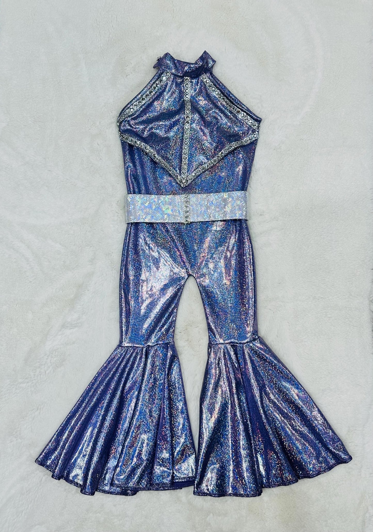 Smarty Pants Retro Glam Jumpsuit"-Versatile '70s Chic in Custom Colors & Various Sizes Flare Bell Jumpsuit|Girl birthday outfits|Dancewear