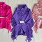 8Cowgirl Couture Fringe Set(InfantJuniors)Matte or Metallic Lycra Mystique|60+ Colors|Boots & Hat Sold Separately. Handmade Wholesome Goods