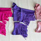 8Cowgirl Couture Fringe Set(InfantJuniors)Matte or Metallic Lycra Mystique|60+ Colors|Boots & Hat Sold Separately. Handmade Wholesome Goods