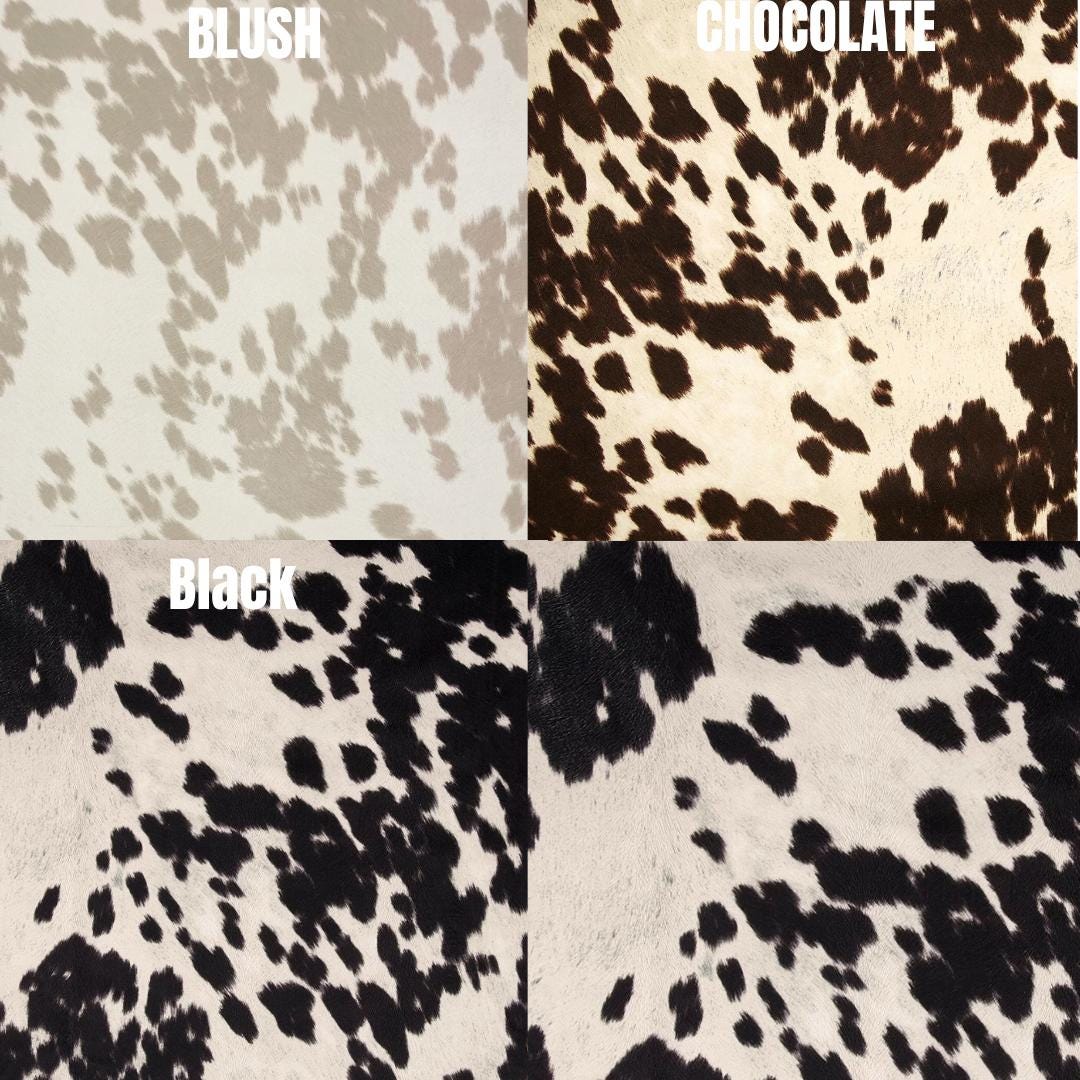 Faux Cowhide Handmade Western Wear by Wholesome Goods CoCustomizable in a Wide Range of Sizes & Colors Boots and Hat Sold Separately