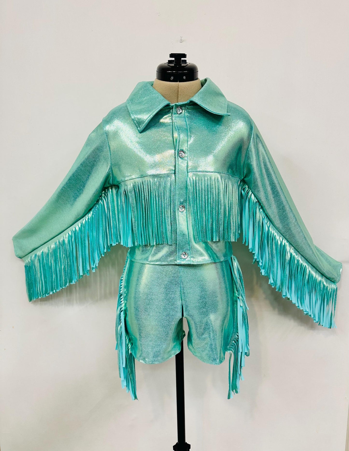 8Women's CowgirlCouture Handmade Western Vest and  Fringe Skirt/ShortsAll Sizes & Colors|Boots and Hat Sold Separately|Wholesome Goods Co