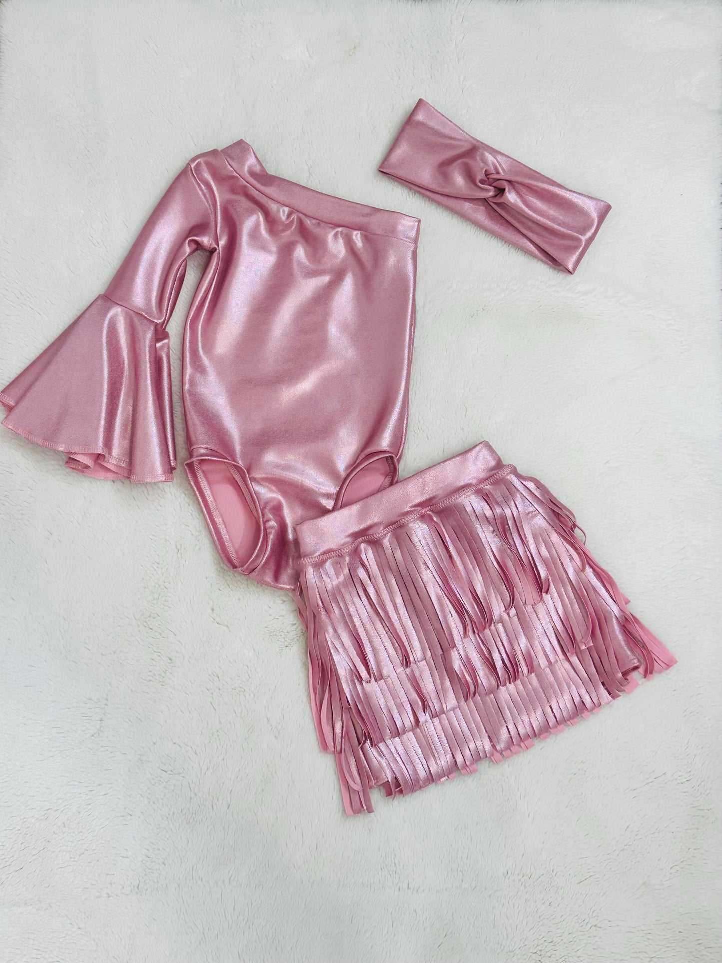 CHOOSE YOUR COLOR(S) Fringe Skirt|One Shoulder Bell Sleeve Leotard (Sold Separately) Girls skirts|fringe skirts|Wholesome Goods