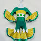 Leprechaun Glam St. Patricks Day Jumpsuit  Perfect for Pageants & Special Events Sizes 0-20, Optional Hair Clip/Headband Saint Patrick's
