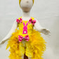 Little Hatching Chick Easter Outfit  Sparkle & Feathers for the Perfect Spring Look! Handmade In the USA by Wholesome Goods Co