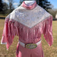 The Glitter Trail Cowgirl Costume  Pink Fringe Western Dance Outfit  Rhinestone Rodeo Costume for Girls  Pageant & Competition Wear