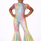 Fringe Rockstar Jumpsuit - Shoulder Fringe Halter Neck Design - Kids and Juniors Sizes - Choose Your Colors & Sizes by Wholesome Goods Co