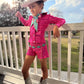The Wildflower Cowgirl Set  Handmade Western Button Shirt and Shorts | Infant, Toddler, Youth & Adult Sizes |Pageant, Rodeo Western Fashion