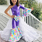 2.0 Easter Elegance Kids Jumpsuit with Detachable Train Skirt, Custom Sizes 0-20, Optional Hair Bow, Spring Pageant Outfit Wholesome Goods C