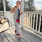 Cruella Inspired Polka Dot Halter Jumpsuit for Kids | Retro Black White Outfit | Toddler Baby to Juniors Handmade