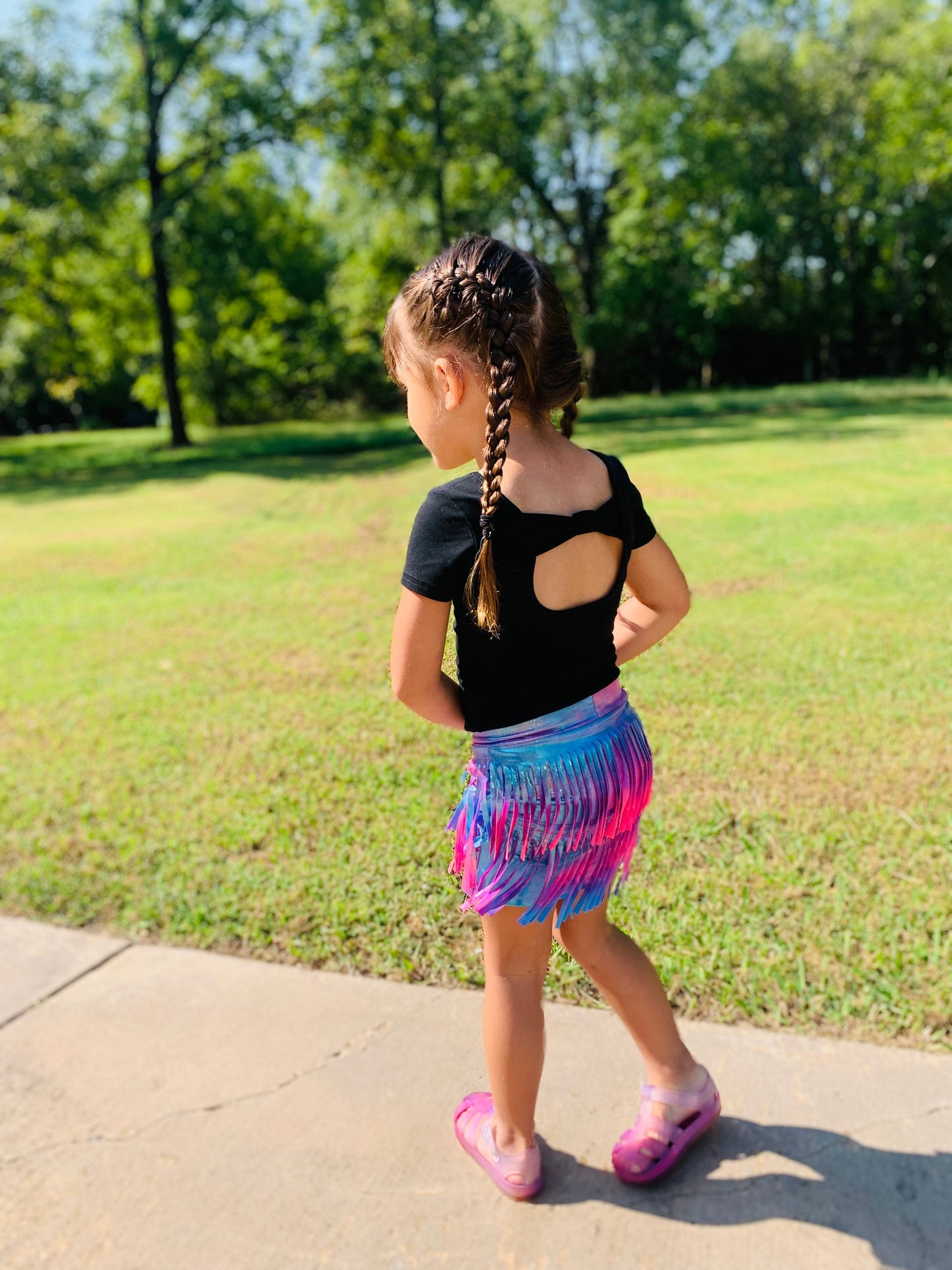 Handmade Boho Chic Fringe Skirt