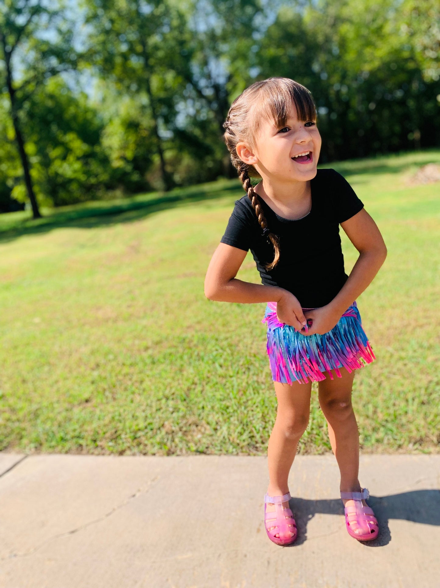 Handmade Boho Chic Fringe Skirt